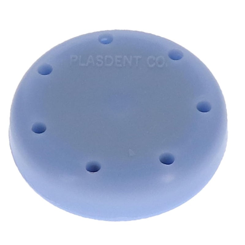 Plasdent 400BSS-2PS Round Bur Block Small Baby Blue Magnetic 7 Bur Capacity - Image 3